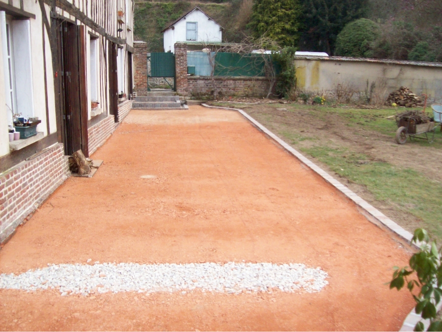Risloise De Construction Entreprise Generale Du Batiment Beaumont Le Roger TERRASSE VOIERIE 2